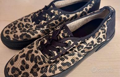 Bershka scarpe platform leopardate 38
