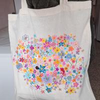 tote bag personalizzata dipinta a mano