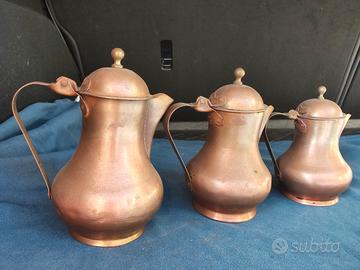 caffettiere napoletane in rame 