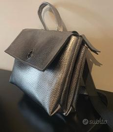 Tracollina in pelle silver - Mandarina Duck
