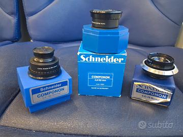 obiettivi schneider  componon