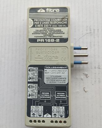 Protezione Fitre PR168-2 220v 2 linee telefoniche