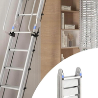 Scala alluminio per soppalco