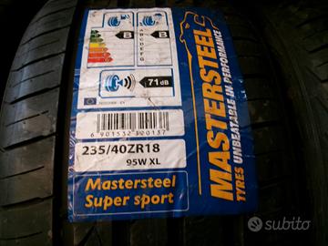 gomme 235/40/18 95w nuove estive