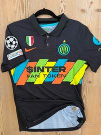 Maglia Inter 2021/22 preparata Bastoni #95 UCL