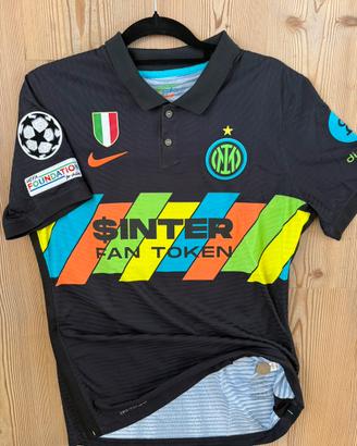 Maglia Inter 2021/22 preparata Bastoni #95 UCL