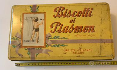 Scatola di latta biscotti Plasmon