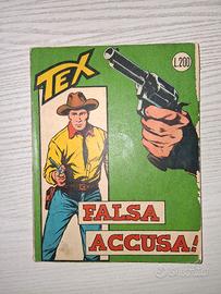 fumetto tex 200 lire falsa accusa prima edizione 