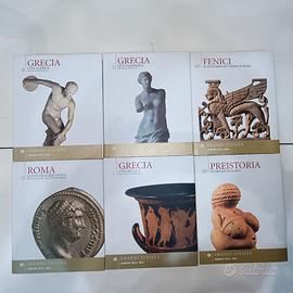 Lotto 6 Libri Grandi Civiltà - Grecia Roma Fenici