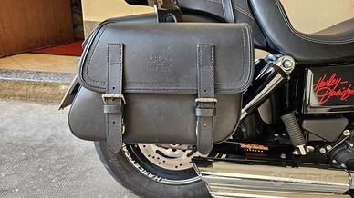 Borsa sinistra The Bison per Harley Davidson