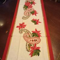 Runner Natalizio vintage puro cotone SCONTO 50%