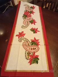 Runner Natalizio vintage puro cotone SCONTO 50%