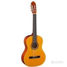 Chitarra classica completa di custodia e plettri