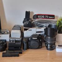 Canon 7d mkii kit completo 