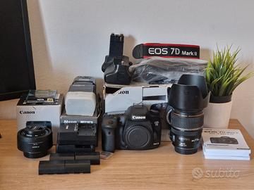 Canon 7d mkii kit completo 