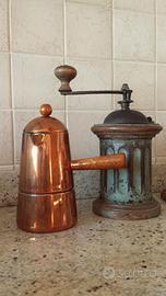 Caffettiera Carmencita in rame vintage - RARA