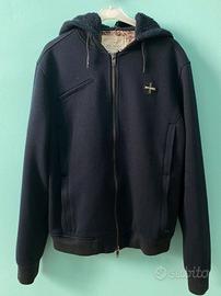 Giubbotto navy uomo Zu+elements blu, taglia XL.