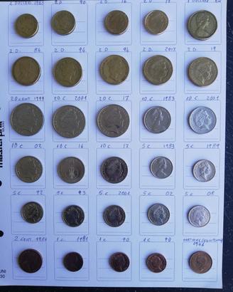 Lotto 30 Monete Australia + Raro Farthing UK 1946