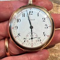 orologio tasca howard placcato oro