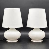 Fontana Arte Max Ingrand coppia lampade vetro