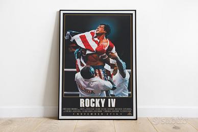 #216 - Poster Locandina Film "Rocky 1 - 2 - 3 - 4"