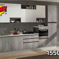 cucina completa di elettrodomestici 