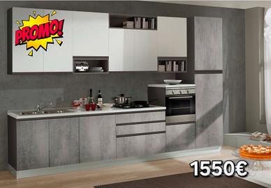 cucina completa di elettrodomestici 