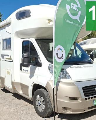 CAMPER CI DUCATO MANSARDATO SEMIDINETTE LETTO MATR