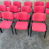 Sedie da riunione conferenza in tessuto