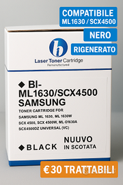 Toner rigenerato Samsung BI-ML1630 / SCX4500 Nero