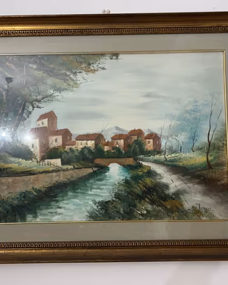 Quadro tela dipinta a mano 90x70