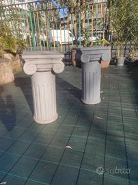 3 capitelli e colonne plastica 