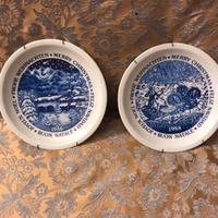 Piatti ceramica oggetti Natalizi