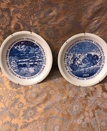 Piatti ceramica oggetti Natalizi
