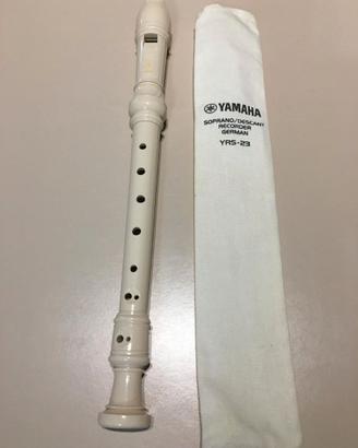 Flauto Dolce Yamaha YRS-23, con Custodia in stoffa
