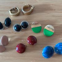Coppie orecchini vintage