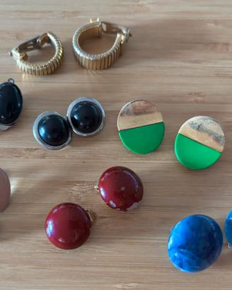 Coppie orecchini vintage