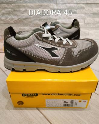 Scarpe antinfortunistiche Diadora 45 NUOVE
