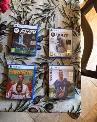 PS5 FC24 FIFA 23 FIFA 22 FAR CRY 6