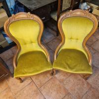 Poltroncine per camera da letto stile vittoriano