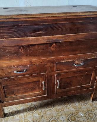 madia in legno massello