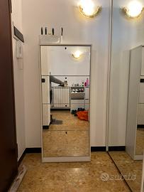 Scarpiera con specchio