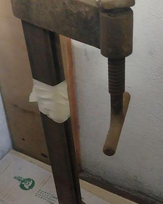 COPPIA MORSE STRETTOIO DA FALEGNAME VINTAGE