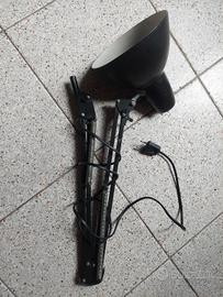 lampada a morsetto vintage 