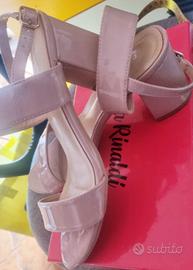 Eva Rinaldi sandali donna n.39 pelle vernice rosa 