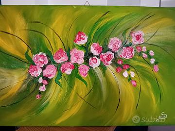 quadro fiori verde (Milù)