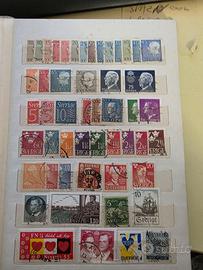 Album francobolli europei vintage