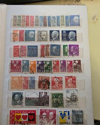 Album francobolli europei vintage