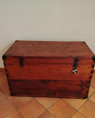 Baule in legno vintage