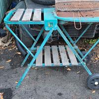 carrello barbecue carne alla brace forno bracere